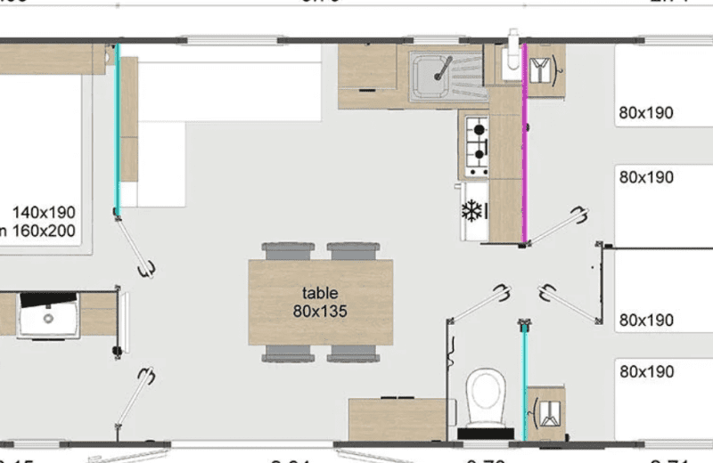 Lodge plattegrond