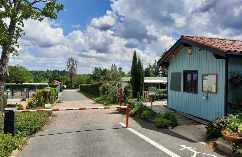 Slagboom bij receptie